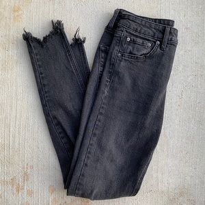 NWOT Wild Fable Black Distressed Skinny Jeans